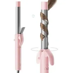 Rotating Curling Iron 1 Inch - 2024 Upgraded TYMO Rota Automatic Curling Wand fo