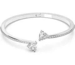 Swarovski Attract Soul Heart Bangle White #5535354