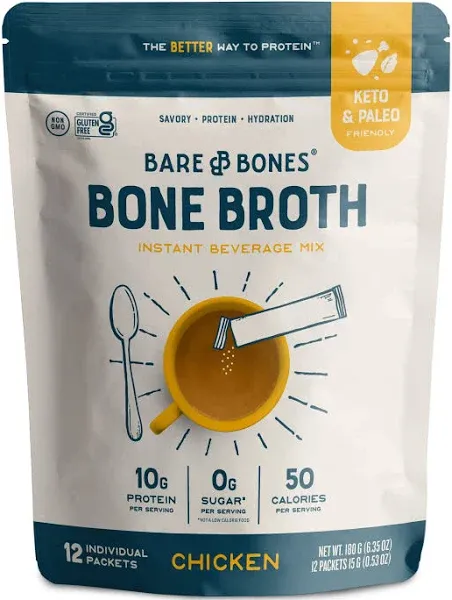 Bare Bones Instant Chicken Bone Broth