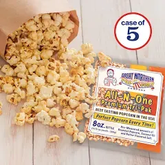 4oz Popcorn Machine Popcorn Packets - All-in-Movie Theater Style Popcorn Kern...