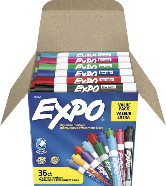 Expo Low Odor Dry Erase Markers