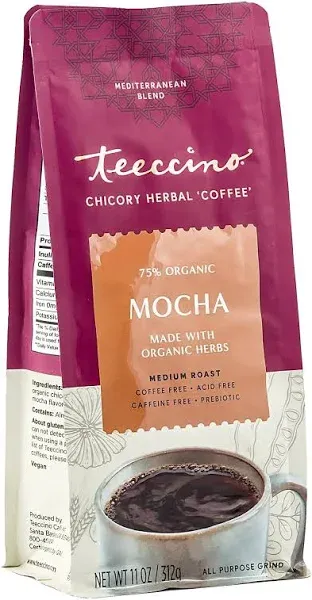 Teeccino Chicory Herbal Coffee Mocha