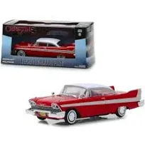 1958 Plymouth Fury Red Christine Movie 1/43 Diecast Car by Greenlight