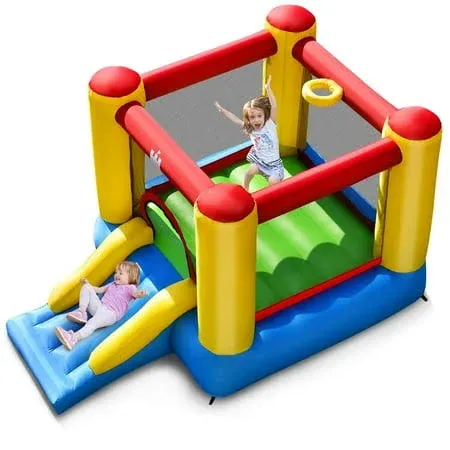 Costway Inflatable Bouncer Kids Bounce House Slide Blower