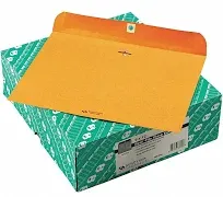 Quality Park Redi-file Clasp Envelope - Clasp - #90 9&#034; X 12&#034; - 28 Lb - Clasp -