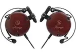 Audio Technica ATH-EW9 Wooden Wood Ear Fit Clip-On Headphones NEW from Japan