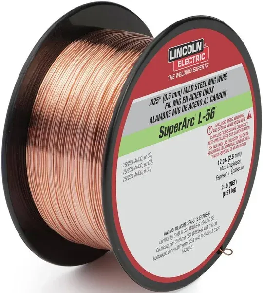 Lincoln Electric SuperArc L-56 MIG Wire - 2 lb. Spool - .030" ED030631