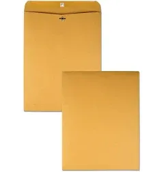 12 X 15-1/2 Clasp Envelopes, Clasp and Gummed Closures, for Oversized Papers, Dr