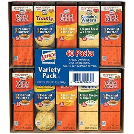 Lance Sandwich Crackers Variety Pack