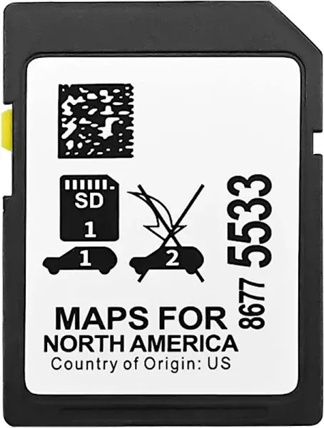 LATEST 2023 GPS NAVIGATION SD CARD MAP USA GM 86775533