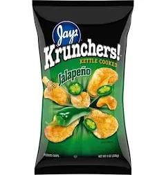 Jay's Krunchers! Kettle Cooked Jalapeno Potato Chips