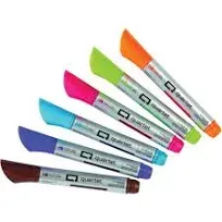 Quartet® Premium Glass Board Dry Erase Marker, Fine Bullet Tip, Assorted Colors, 4/Pack (QRT79555)