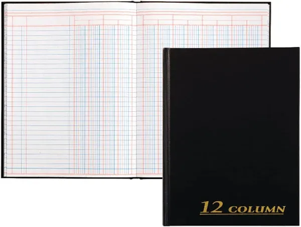 Adams 12-Column Account Book ARB8012M