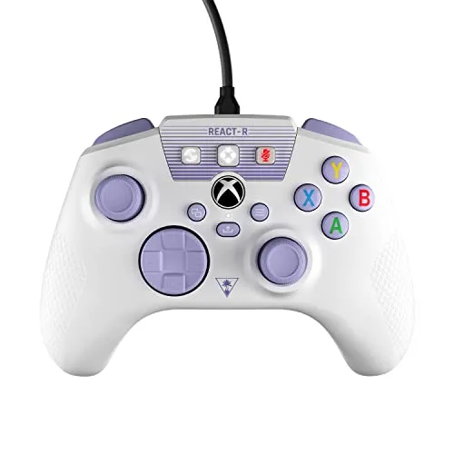 Turtle Beach REACT-R Wired Controller white-purple for Xbox Series X|S|ONE PC