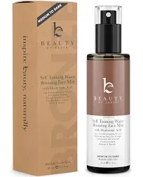 BEAUTY BY EARTH Self Tanning Water Bronzing Face Mist MEDIUM-DARK 2.7 fl oz 9/24