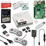 Vilros Raspberry Pi 4 Retro Gaming Kit-Includes Gamepads and Gaming Co