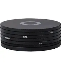 Urth 82mm Magnetic UV, Circular Polarizing (CPL), ND8, ND1000 Lens Filter Kit...