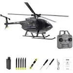 RC Era RC Era C189 MD500 2.4G 4CH UAV 1:28 Fixed Height Single Blade Flybarless RC Helicopter RTF