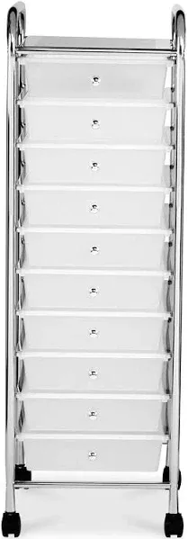 Recollections 10 Drawer Rolling Cart