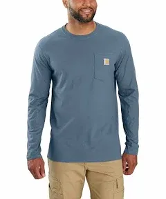 Carhartt Men's Force Relaxed Fit Midweight Long Sleeve Pocket T Shirt 