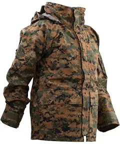 Atlanco TRUSPEC 2003 Men&#039;s H2O Gen 2 Rain Parka, Digital Woodland Small NWT