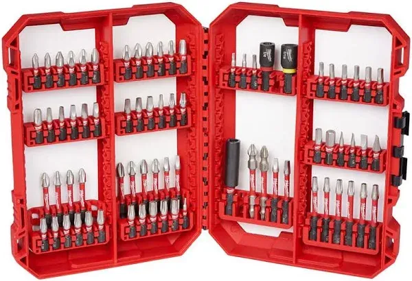 Milwaukee SHOCKWAVE Impact Duty Alloy Steel Screw Driver Bit Set (74-Piece)