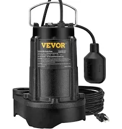 1/2 HP 3960 GPH Sump Pump Submersible Sewage/Effluen<wbr/>t Pumps 1-1/2&#034; NPT Discharge