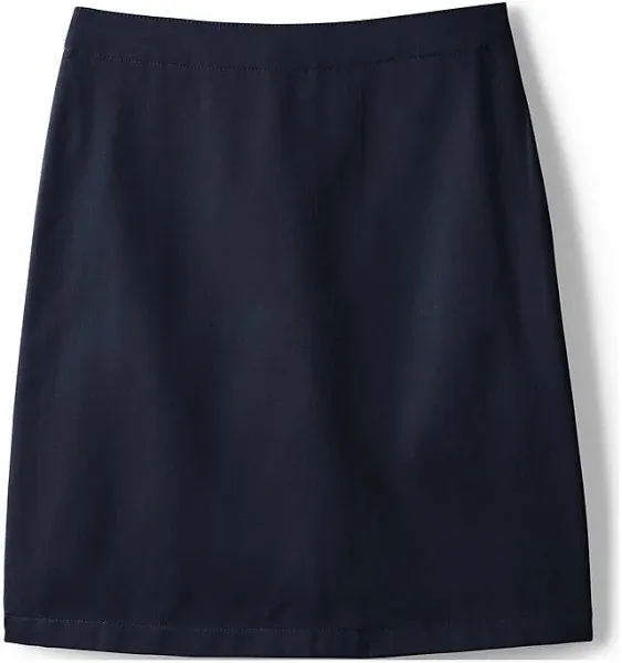 Girls Lands' End School Uniform Blend Chino Skort Top of Knee