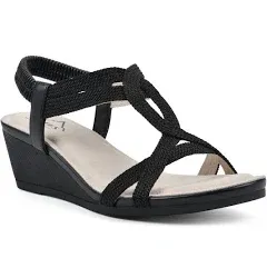 Cliffs by White Mountain Women's Candelle Wedge Sandal