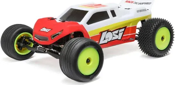 Brand New Losi Mini T Brushless RC RTR 1/18 2WD Red Color