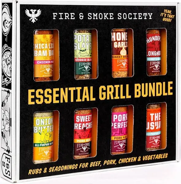 Fire & Smoke Society Essential Grill Variety Pack