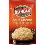 Idahoan Mashed Potatoes, Four Cheese - 4 oz