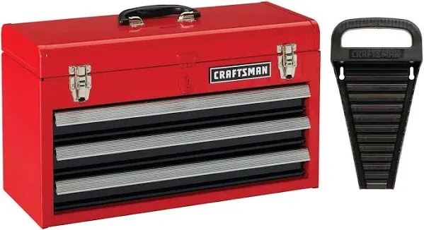 Craftsman 3-Drawer Portable Tool Chest with Wrench Organizer