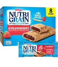 Nutri Grain Breakfast Bars Strawberry Soft Baked