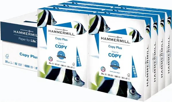 Hammermill Copy Plus Print Paper 92 Bright 20 lb Bond Weight