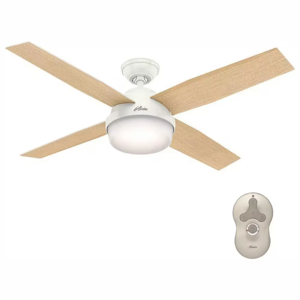 Hunter Dempsey 44" Ceiling Fan - Fresh White