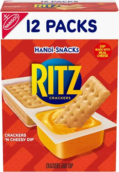 Handi-Snacks Ritz Crackers N Cheesy Dip