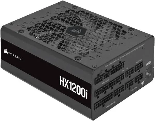 Corsair HXi Series, HX1200i, 1200 Watt, 80+ Platinum Certified, Fully Modular - Digital Power Supply