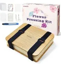 Worown Professional Flower Press Kit A5 Flower Press Leaf Press Plant Press 6...