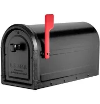 Roxbury Post Mount Mailbox - Black - Large