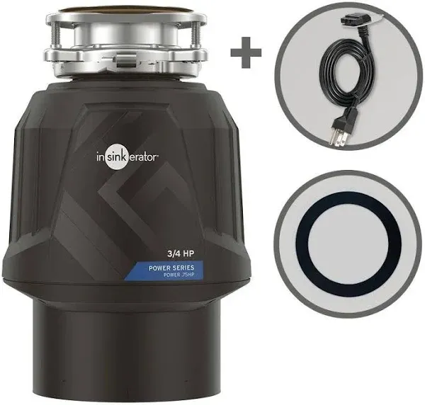 InSinkErator Garbage Disposal Power Series 3/4 HP Continuous Feed 80019-ISE