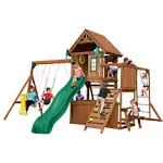 Knightsbridge Ultimate Swing Set Swing-n-slide