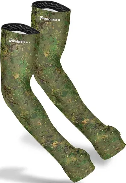 Farmers Defense Protection Sleeves- Green Brush Camo - Xs