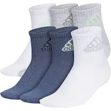 Boys adidas 6-Pack Superlite Classic Quarter Socks