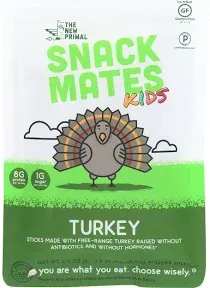 The New Primal Snack Mates Turkey Sticks