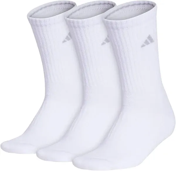 adidas Women's Cushioned Crew Socks (3-Pack)