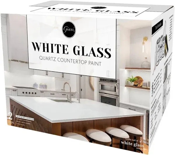 Giani Easy Epoxy Quartz Countertop Paint Kit (White Glass)