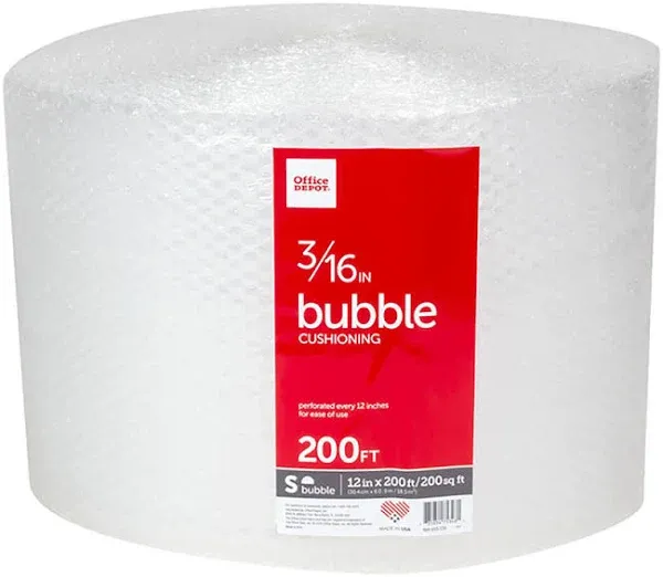 Office Depot Small Bubble Cushioning