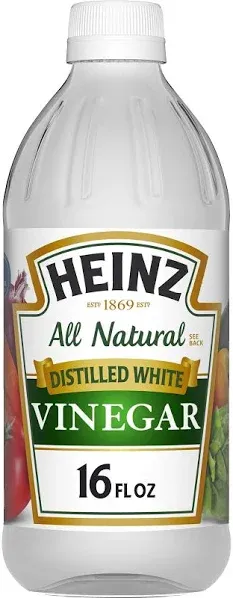 Heinz All Natural Distilled White Vinegar with 5% Acidity Bottle - 16 Fl. Oz.