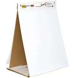 Post-it Dry Erase Tabletop Easel Unruled Pad 20 x 23 White 20 Sheets